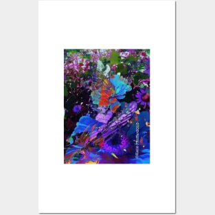 Abstract Butterfly photo collage Posters and Art